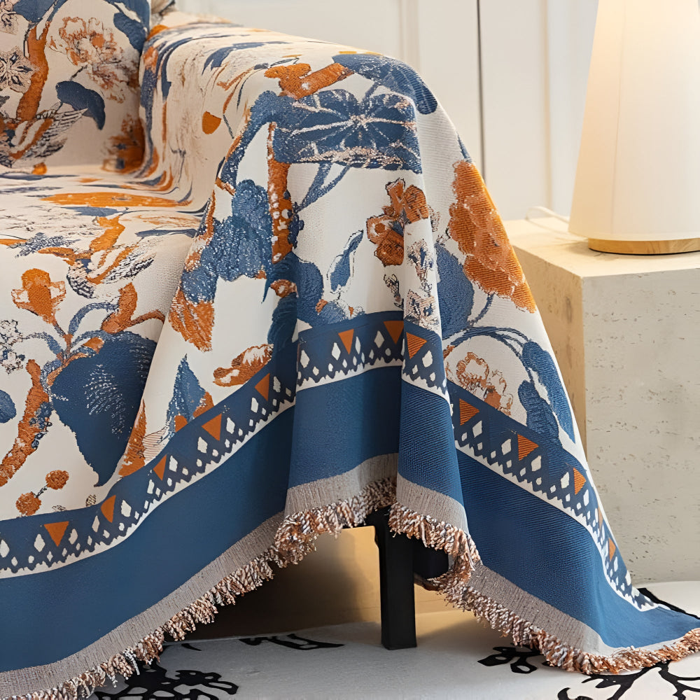 Skorter | Autumn Vines Jacquard Sofa Cover