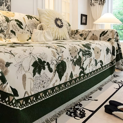 Skorter | Autumn Vines Jacquard Sofa Cover