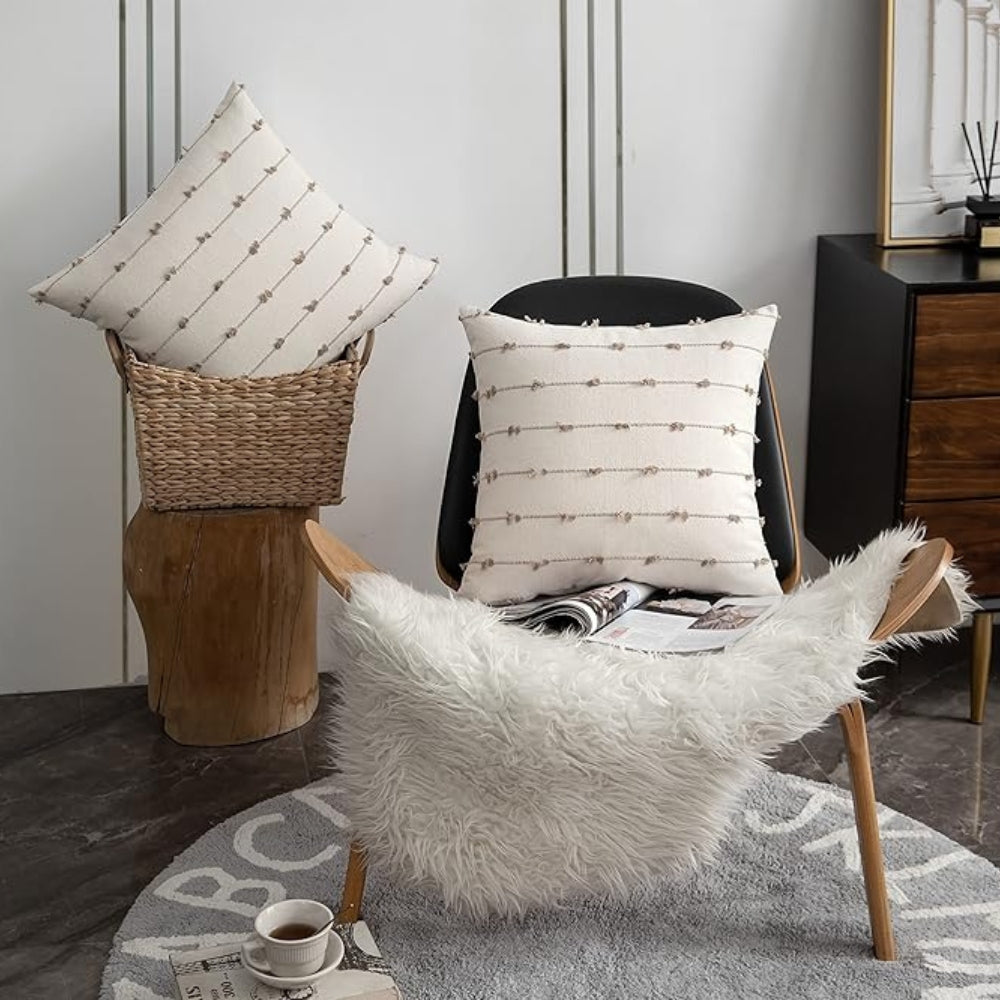 Skorter | Averra Vertical Stitched Cushion Cover