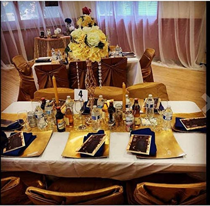 Skorter | 2-piece Metal Gold Candle Holder Table Decoration