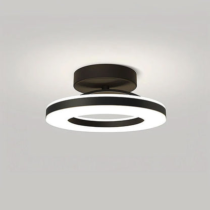 Skorter | ZAYNO Black LED Ceiling Light – Modern Flush Mount