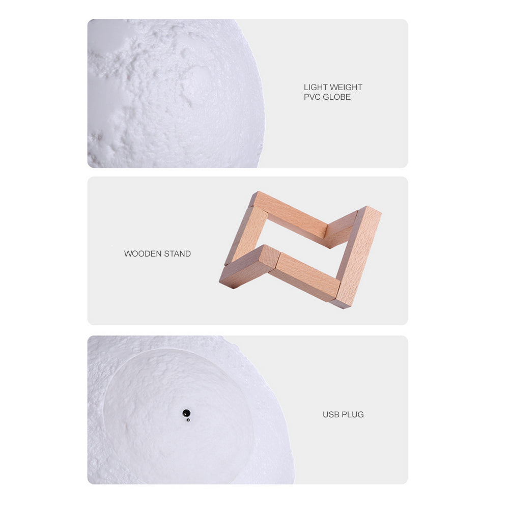 Skorter | Control 16 Colors Moon Lamp with Remote Control