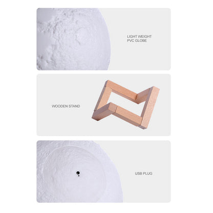 Skorter | Control 16 Colors Moon Lamp with Remote Control