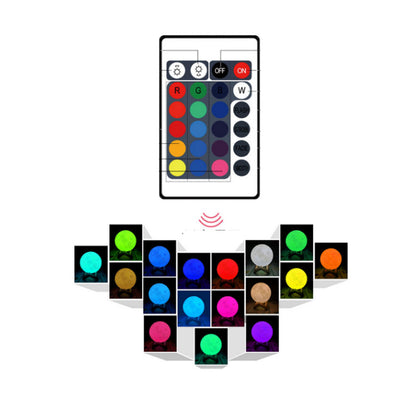 Skorter | Control 16 Colors Moon Lamp with Remote Control