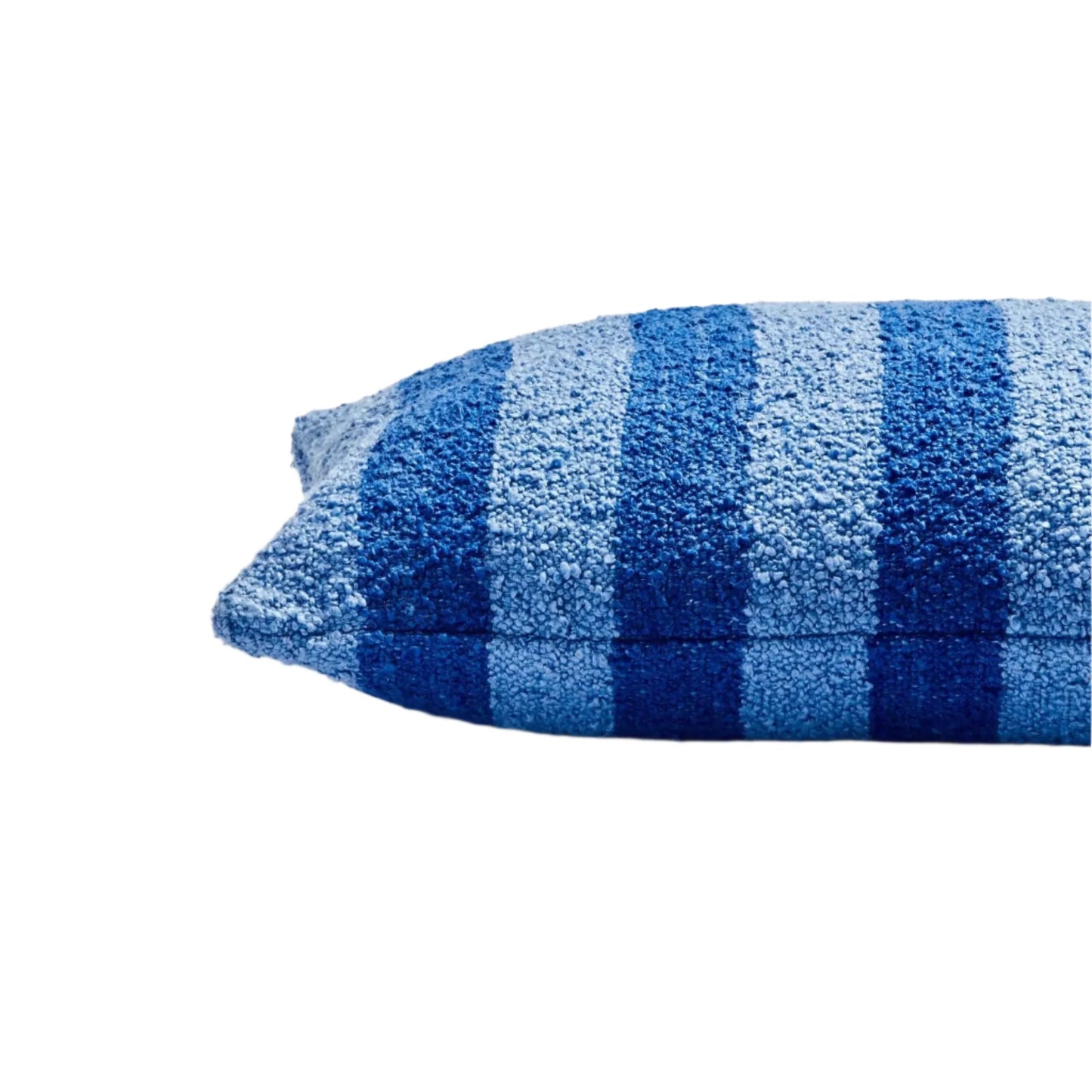 Skorter | Boucle Stripe Cushions - Blue