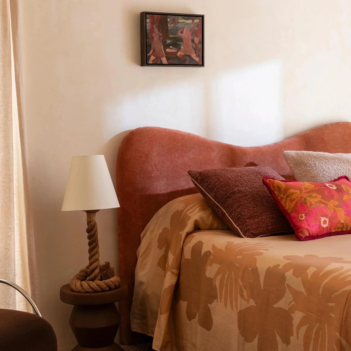 Skorter | Cloud Boucle Cushion - Cocoa