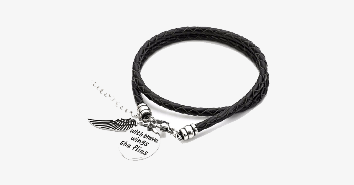 Skorter | Brave Wings - Hand-stamped Bracelet