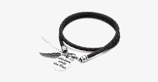 Skorter | Brave Wings - Hand-stamped Bracelet