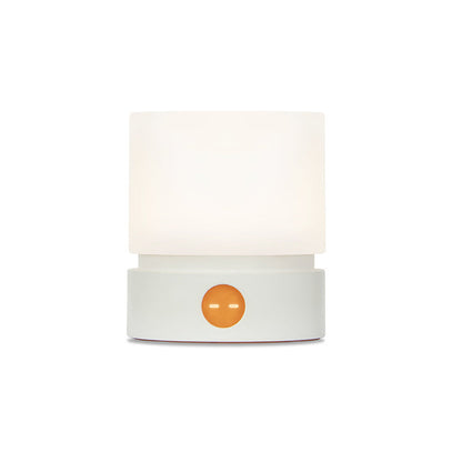 Skorter | Contemporary Nordic Timer Rechargeable ABS HIPS Silicone Cylinder LED Table Lamp Night Light for Nightstand