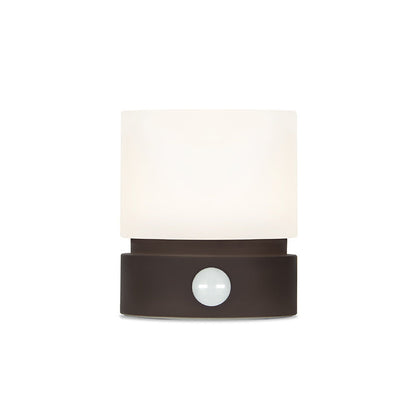 Skorter | Contemporary Nordic Timer Rechargeable ABS HIPS Silicone Cylinder LED Table Lamp Night Light for Nightstand