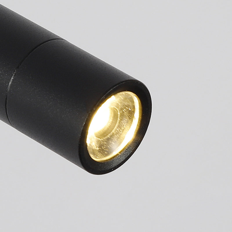 Skorter | Modern minimalistisk järnrund flexibel böjd LED-läslampa vägglampa för sovrum 