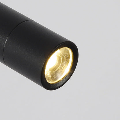 Skorter | Modern minimalistisk järnrund flexibel böjd LED-läslampa vägglampa för sovrum 