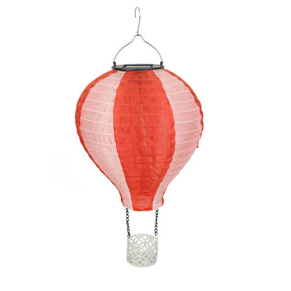 Skorter | Contemporary Creative Solar Hot Air Balloon Fabric Shade LED Outdoor Pendant Light for Terrace Outside
