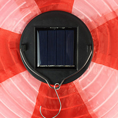 Skorter | Contemporary Creative Solar Hot Air Balloon Fabric Shade LED Outdoor Pendant Light for Terrace Outside