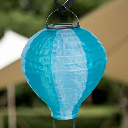 Skorter | Contemporary Creative Solar Hot Air Balloon Fabric Shade LED Outdoor Pendant Light for Terrace Outside