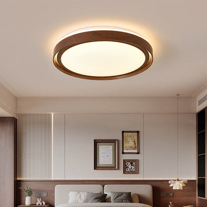 Skorter | Simplicity Iron Acrylic Round LED Ceiling Lamp for Bedroom