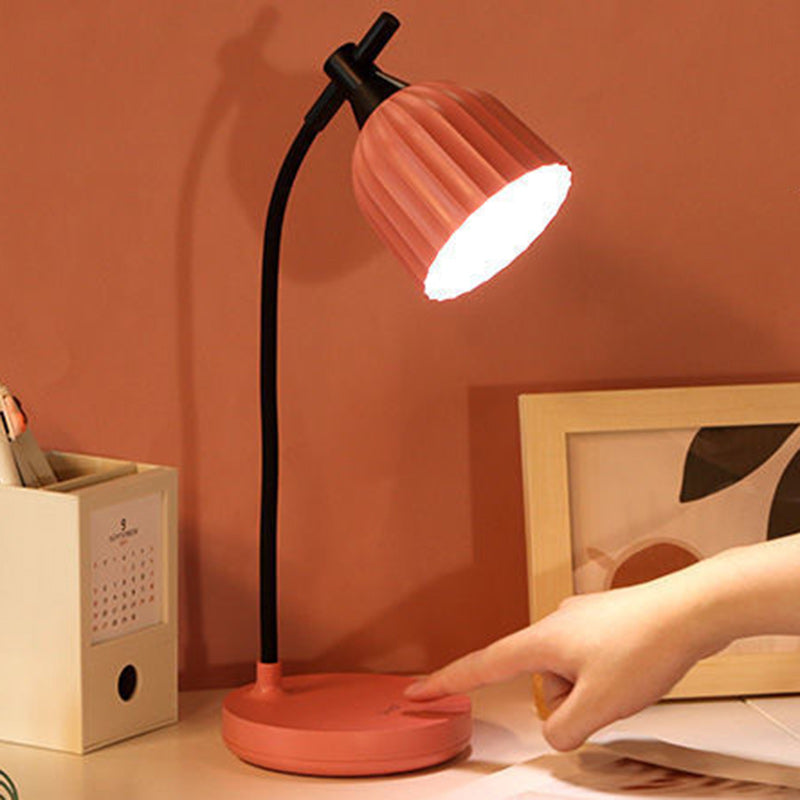 Skorter | Modern Minimalistic Round Folded ABS LED Table Lamp For Living Room