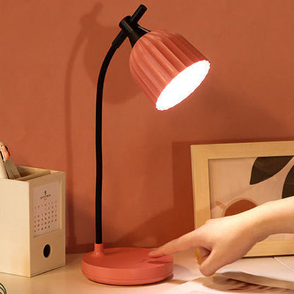 Skorter | Modern Minimalistic Round Folded ABS LED Table Lamp For Living Room