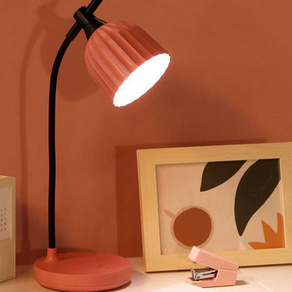 Skorter | Modern Minimalistic Round Folded ABS LED Table Lamp For Living Room