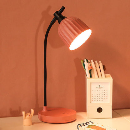Skorter | Modern Minimalistic Round Folded ABS LED Table Lamp For Living Room