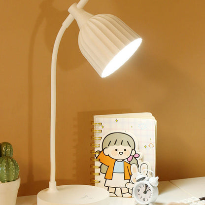 Skorter | Modern Minimalistic Round Folded ABS LED Table Lamp For Living Room