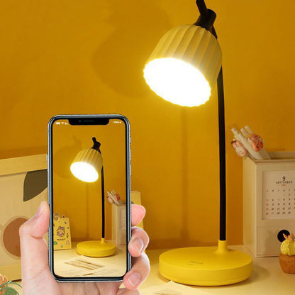 Skorter | Modern Minimalistic Round Folded ABS LED Table Lamp For Living Room