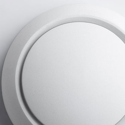 Skorter | Samtida nordisk järnrund Eclipse roterbar LED-vägglampa för nattduksbord 