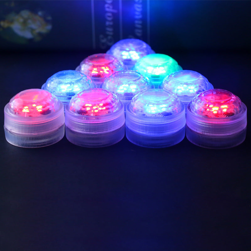 Skorter | Modern simplicity waterproof battery PS round underwater LED landscape lighting outdoor light for outdoor patio