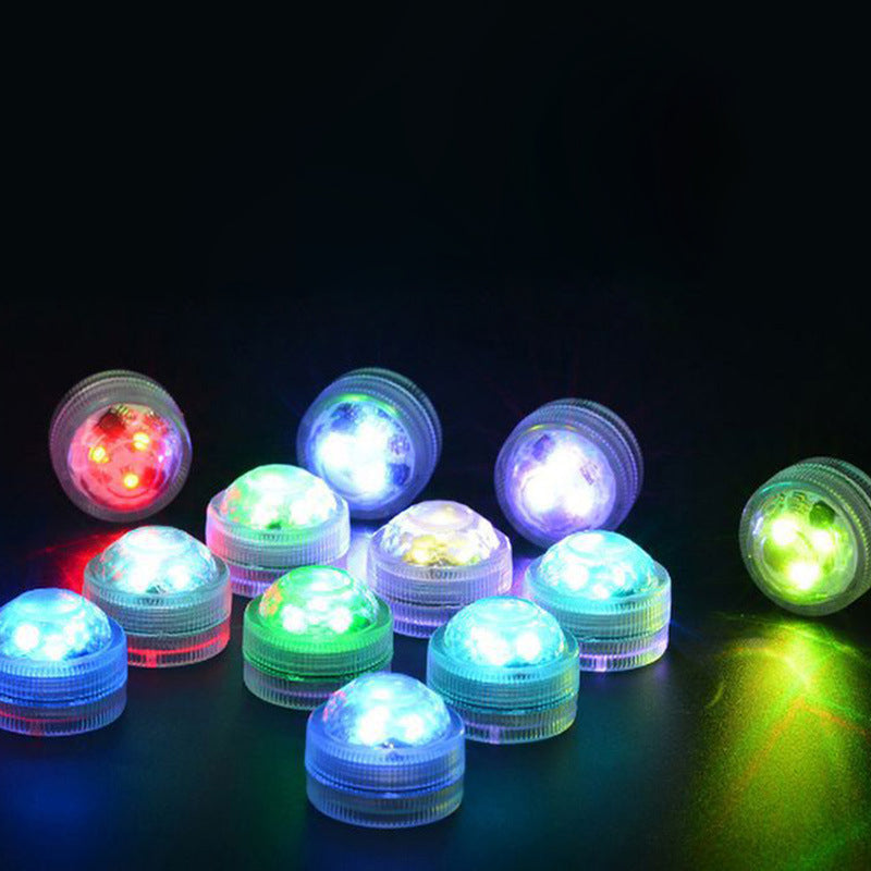 Skorter | Modern simplicity waterproof battery PS round underwater LED landscape lighting outdoor light for outdoor patio