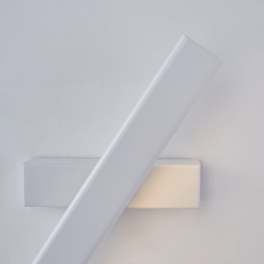 Skorter | Aqsa Modern LED Wall Lamp Indoor Reversible Rectangular Metal/Wood Living Room