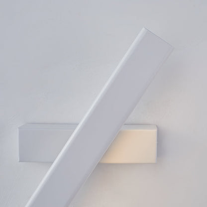 Skorter | Aqsa Modern LED Wall Lamp Indoor Reversible Rectangular Metal/Wood Living Room