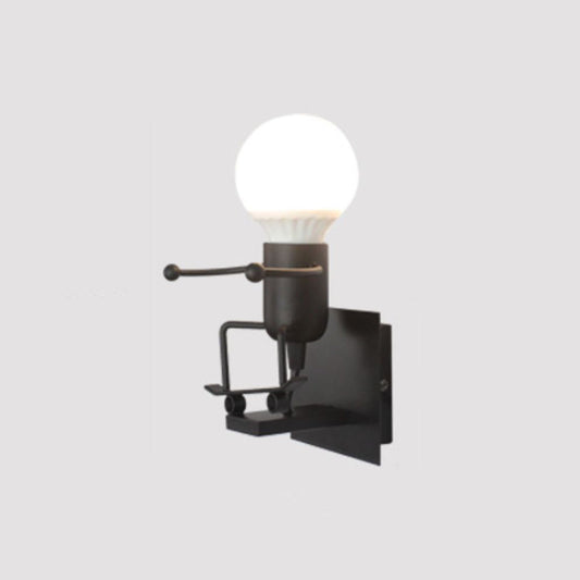 Skorter | Modern LED Wall Lamp White/Black for Bathroom and Living Room