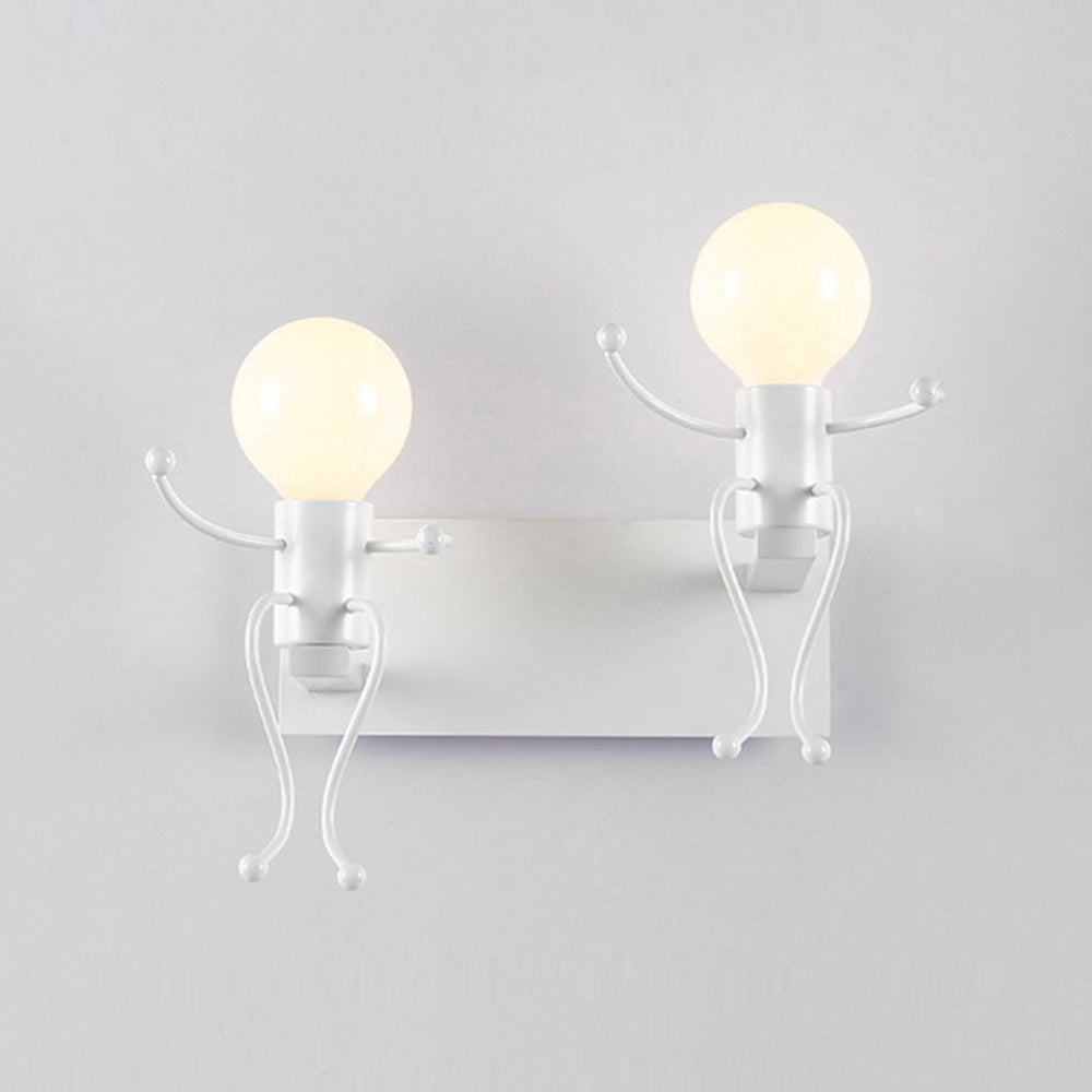 Skorter | Modern LED Wall Lamp White/Black for Bathroom and Living Room