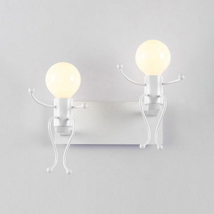 Skorter | Modern LED Wall Lamp White/Black for Bathroom and Living Room