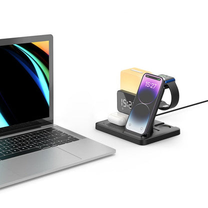 Skorter | Multi-Functional Night Light Clock Wireless Charger