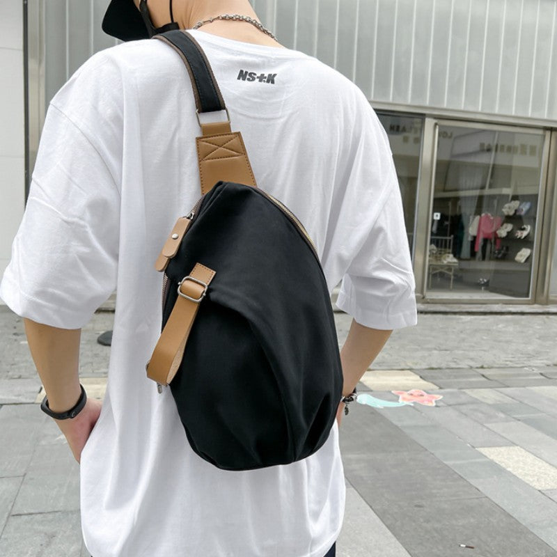 Skorter | Canvas Casual Minimalist Large Capacity Single Shoulder Sling Bag