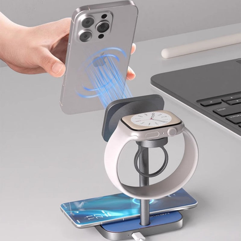 Skorter | 3-in-1 Basketball-Style Magnetic Wireless Charger