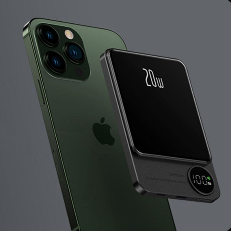 Skorter | 10000mAh Mini Portable LED Digital Display Magnetic fast-Charging Power Bank