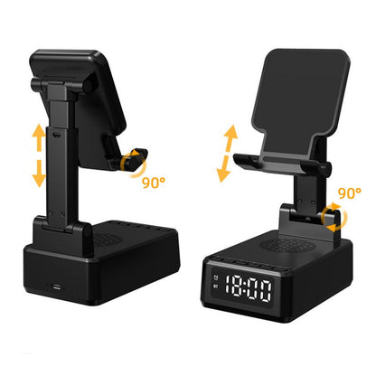 Skorter | Bluetooth Speaker Wireless Charging Foldable Rotating Phone Stand