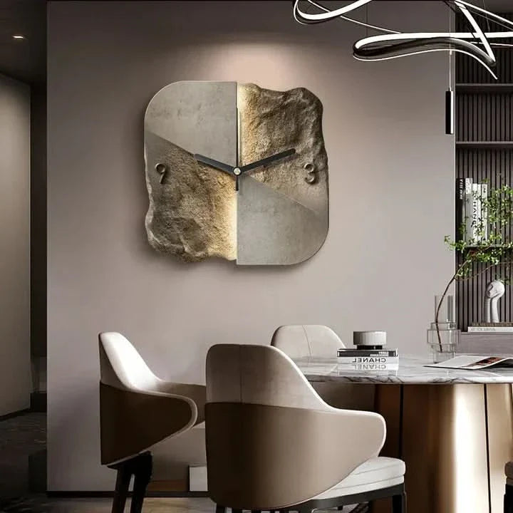 Skorter | Mara - Abstract Sandstone Wall Clock