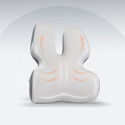 Skorter | Adjustable Memory Foam Lumbar Support Cushion | Backrest Support for office chair Ergonomic Design for Back Pain Relief at Home, Office & Car