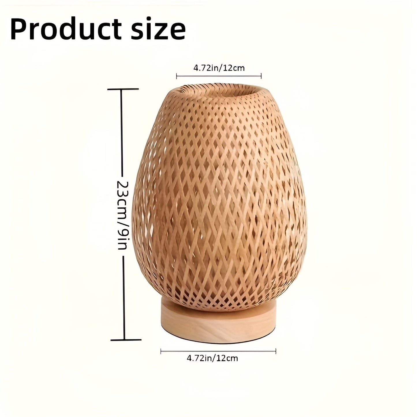 Skorter | Bamboo Table Lamp with USB Power Supply – Sustainable and Energy-Saving Design