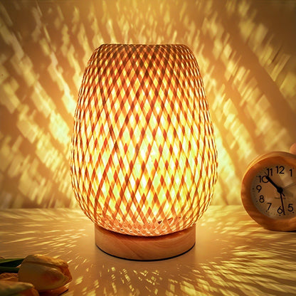 Skorter | Aura Lamp - Bamboo USB-powered Table Lamp for the Bedroom