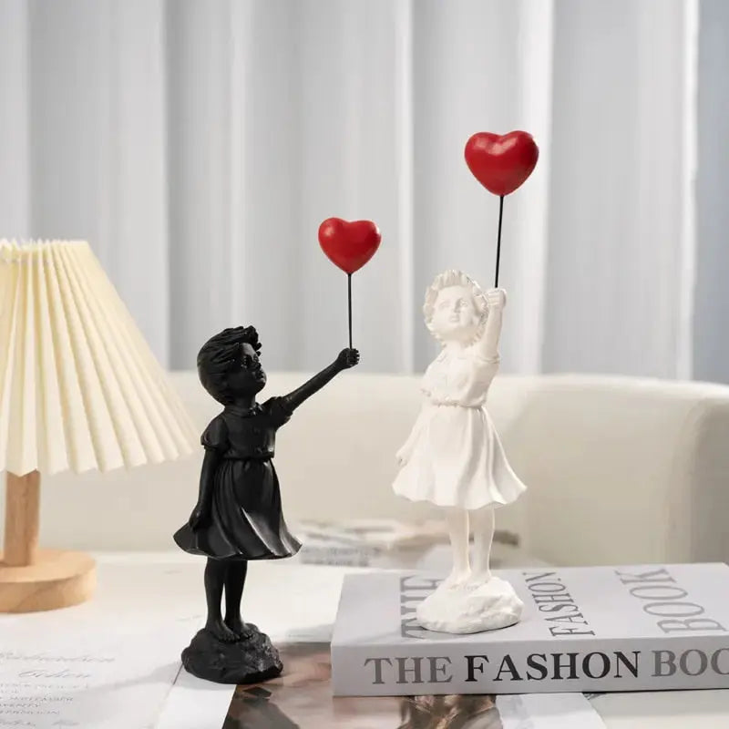 Skorter | Banksy flying Balloon Girl Statue