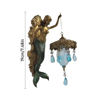 Skorter | Elegant Baroque Mermaid Wall Lamp – Artistic Maritime Wall Lighting for Atmospheric Spaces