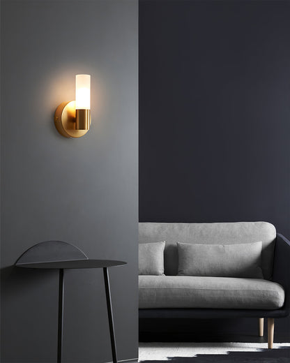 Skorter | CylindraGlow – Chic Cylindrical Wall Lamp for Timeless Ambience