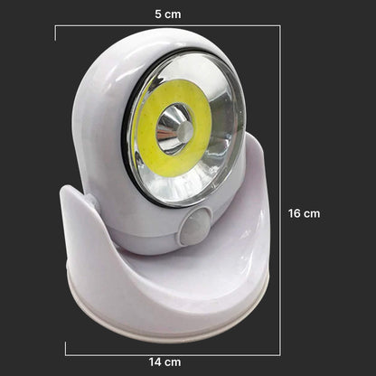 Skorter | Battery Operated Outdoor Security Light with Motion Sensor – Waterproof LED Light for Garden & Driveway | 450 Lumens