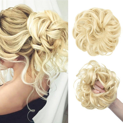 Skorter | Stylemaker Messy And Curly Elastic Hair Bun Scrunchy Hair Extensions (New)