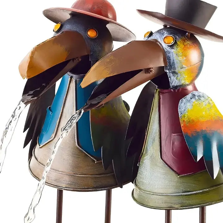 Skorter | ChirpStream | Toucan Bird Water Fountain – Playful Outdoor Garden Decoration with Flowing Water