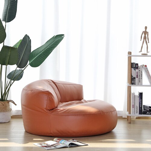 Skorter | Beanbag Sofa Set Cover No Filling Simple Lounge Chair Recliner Footrest Stool Floor Seat Corner Ottoman Tatami Pouf
